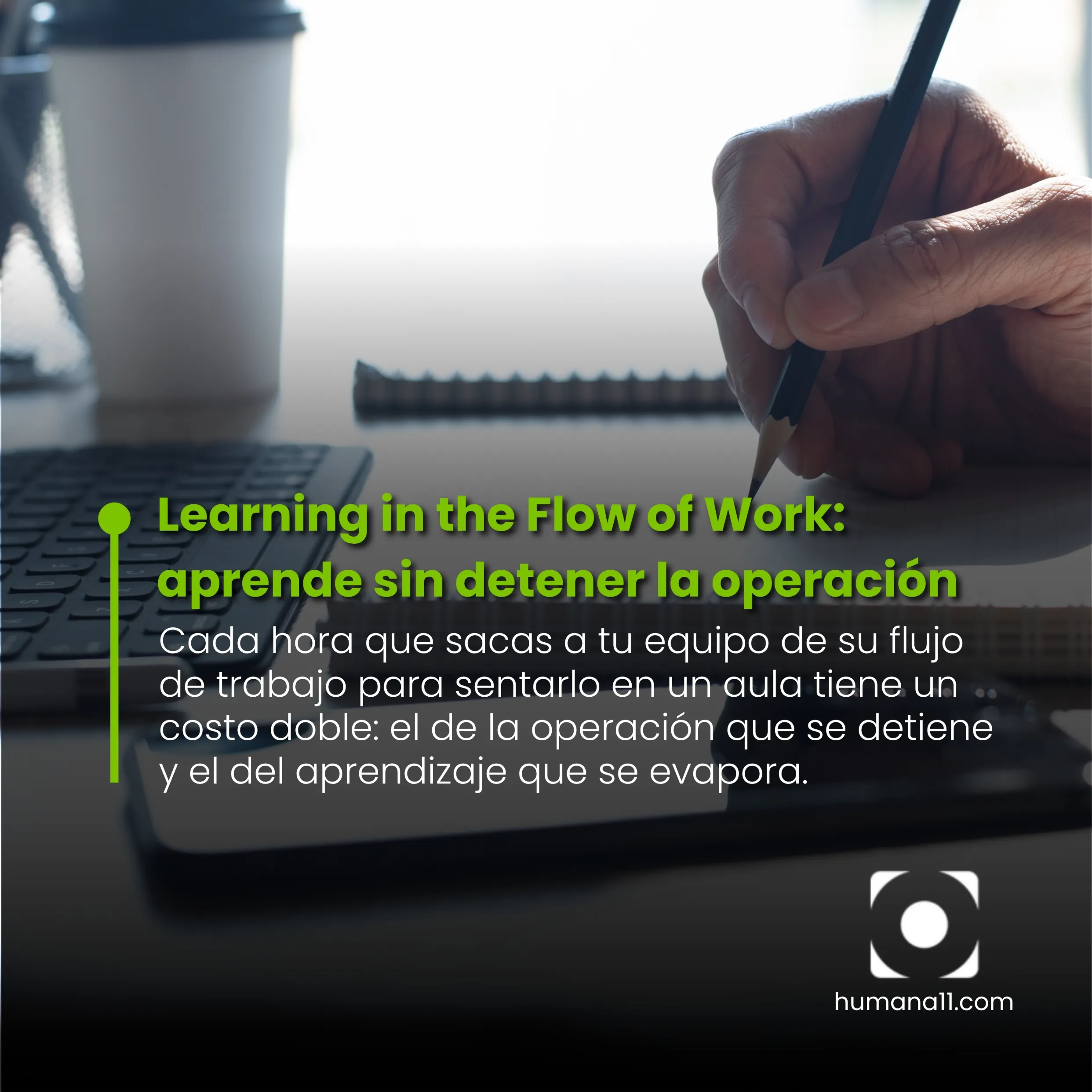 Learning in the Flow of Work: aprende sin detener la operación